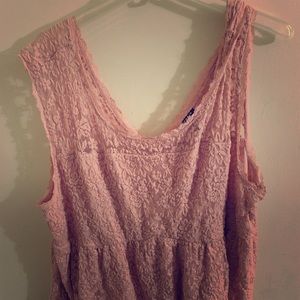 Blush Lace Tank top